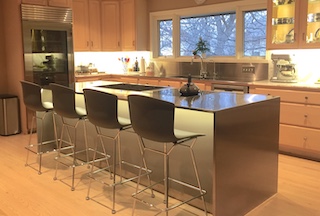 Stainless Steel Kitchen Island